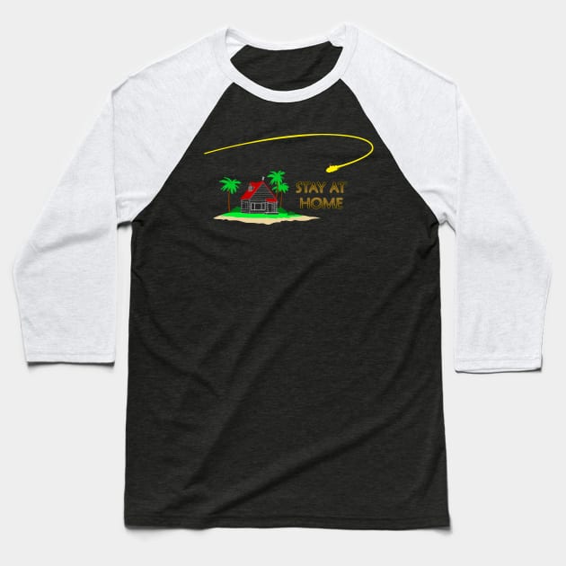 Stay At Home Baseball T-Shirt by SanTees